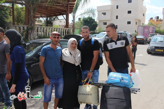 كفرقاسم -فيديو : حجا مبرور وسعيا مشكورا .. حجاج حافلة الحاج احمد الصوص تصل البلدة بسلام ودموع الفرح تغمر الجميع 